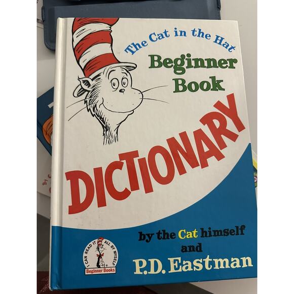 LOT x 7 Dr. Seuss Books Dictionary Big Dog One Fish Cat in Hat Wocket Pocket - Picture 11 of 16